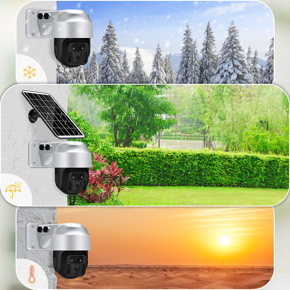 Solar Powered Wireless WiFi Surveillance Camera.